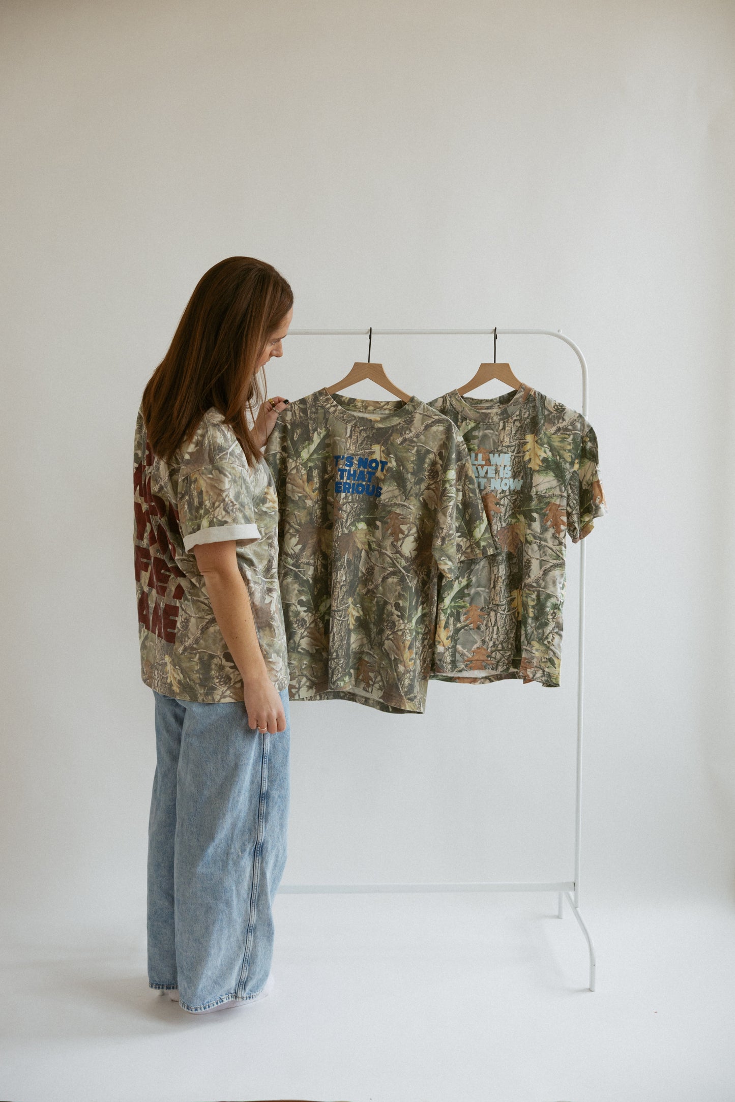 All We Have is Right Now Camo Short Sleeve