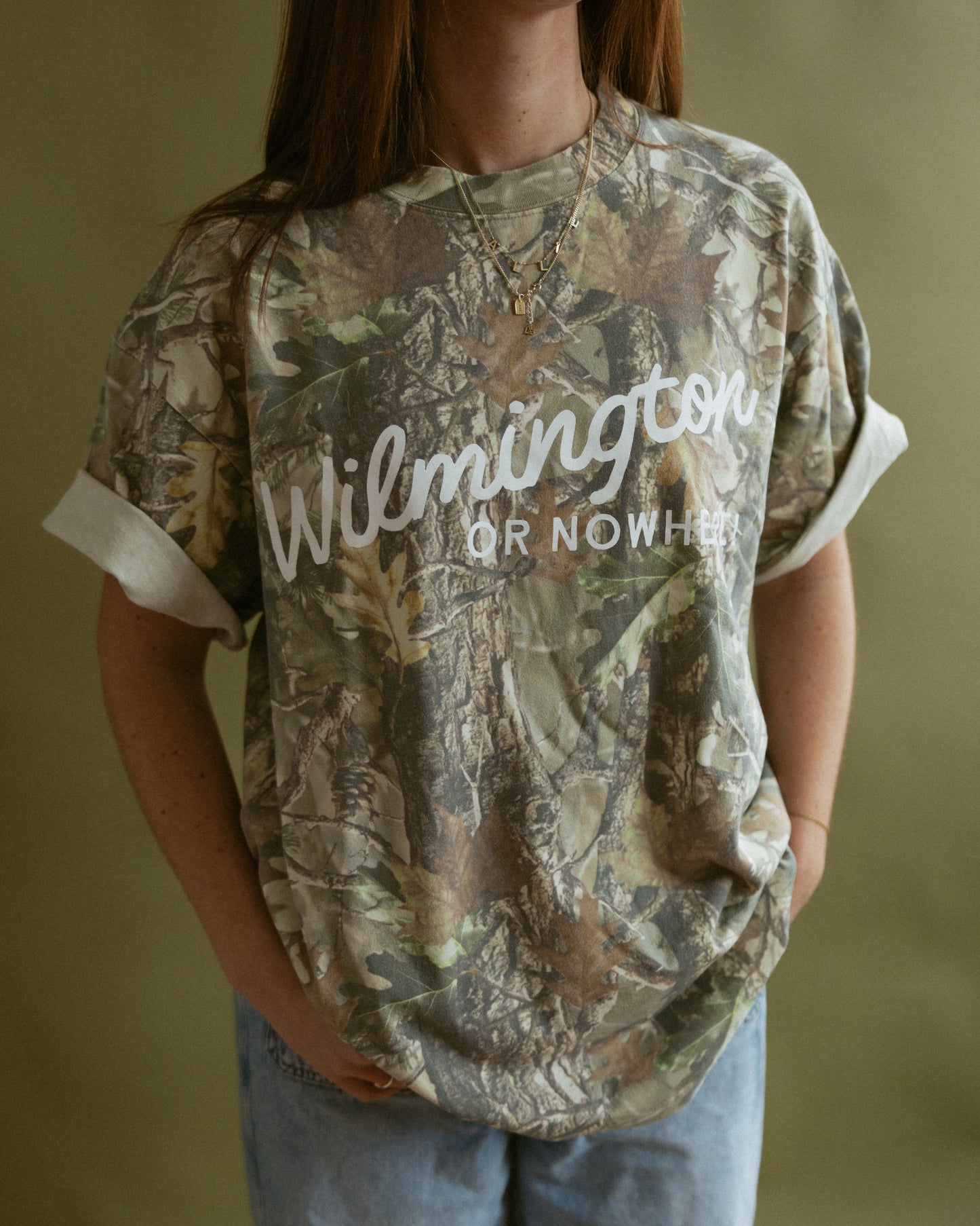 Camo Wilmington or Nowhere Short Sleeve Tee