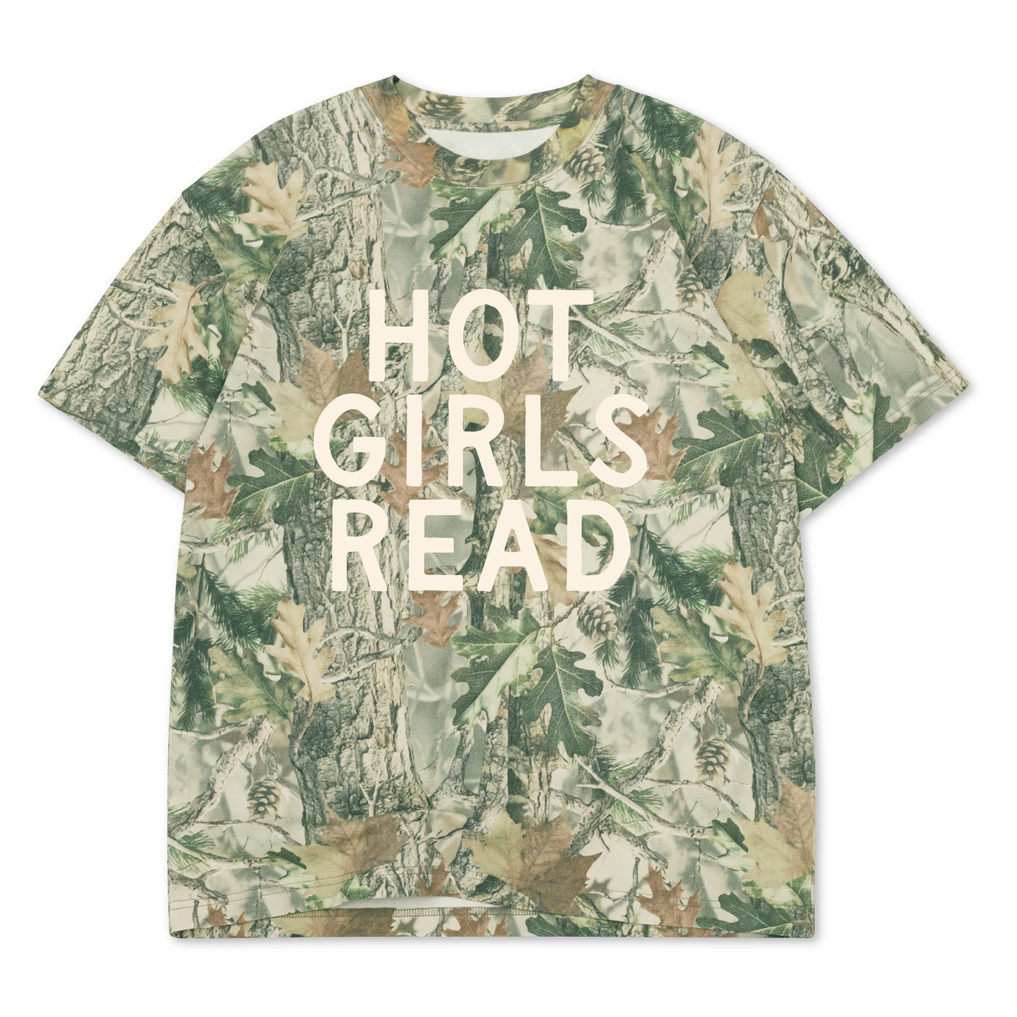 PREORDER! Camo Hot Girls Read Short Sleeve Tee