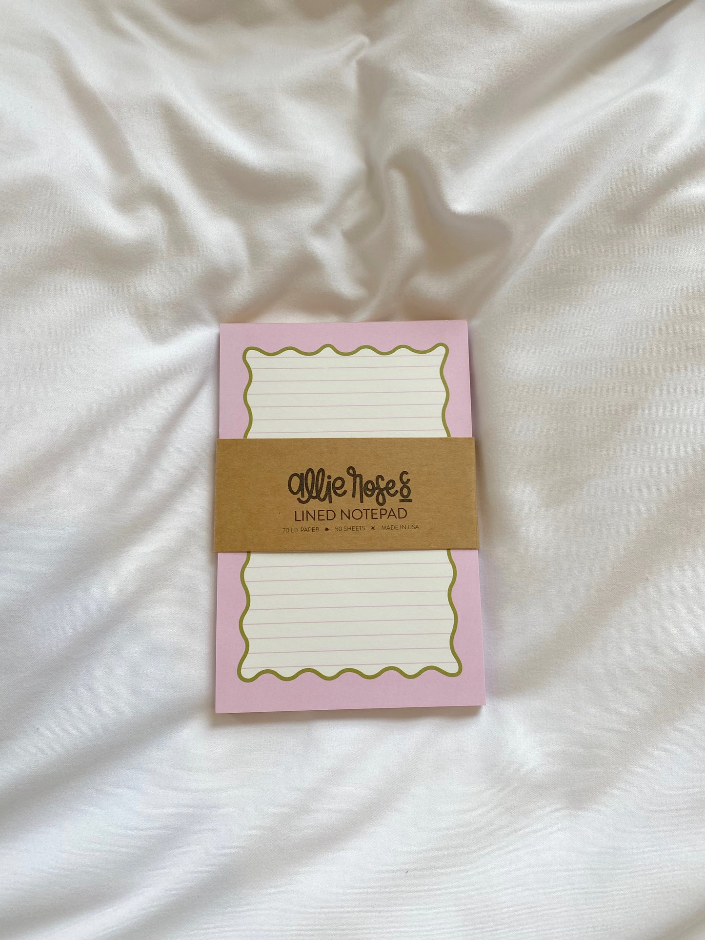 Squiggly Lined Notepads