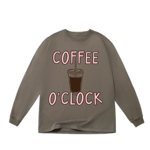 Coffee O'Clock Long Sleeve T-Shirt