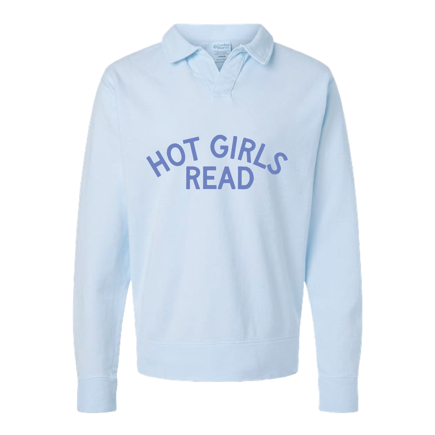 Brady x ARC Hot Girls Read Collared Sweatshirt – Allie Rose Co.