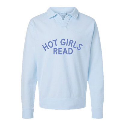 Brady x ARC Hot Girls Read Collared Sweatshirt