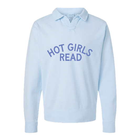 Brady x ARC Hot Girls Read Collared Sweatshirt