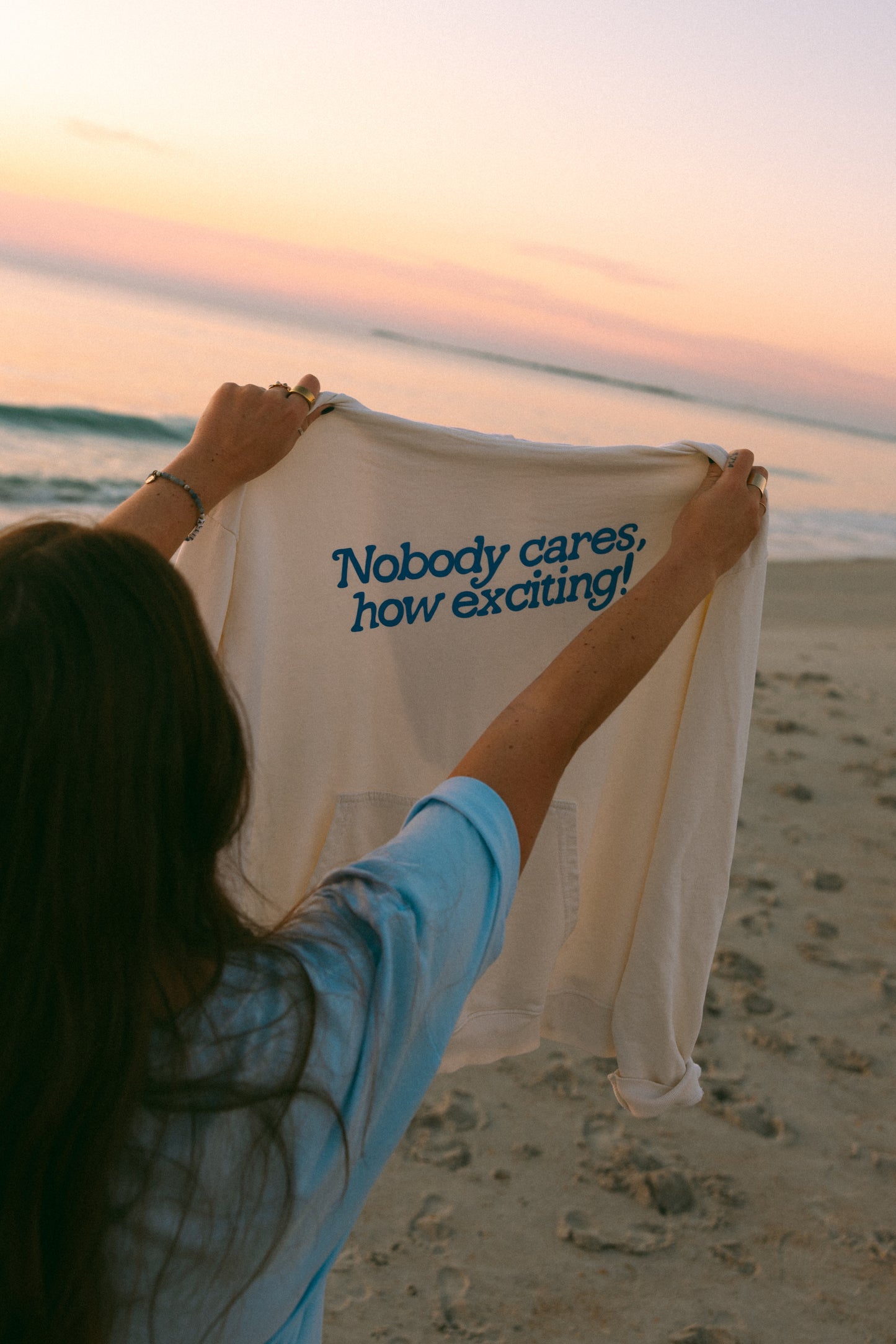 Nobody Cares, How Exciting! Lightweight Hoodie