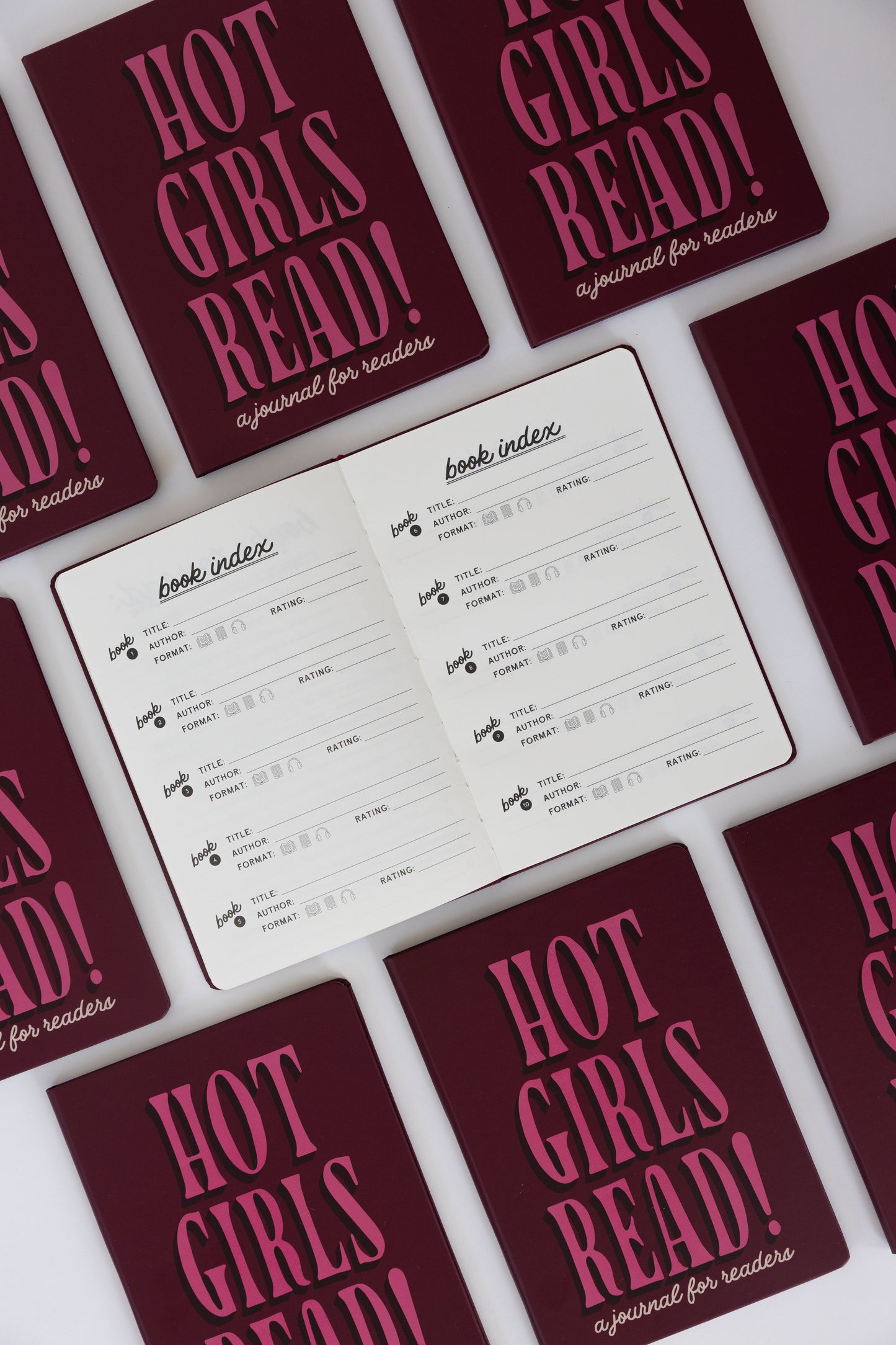 Hot Girls Read Reading Journal