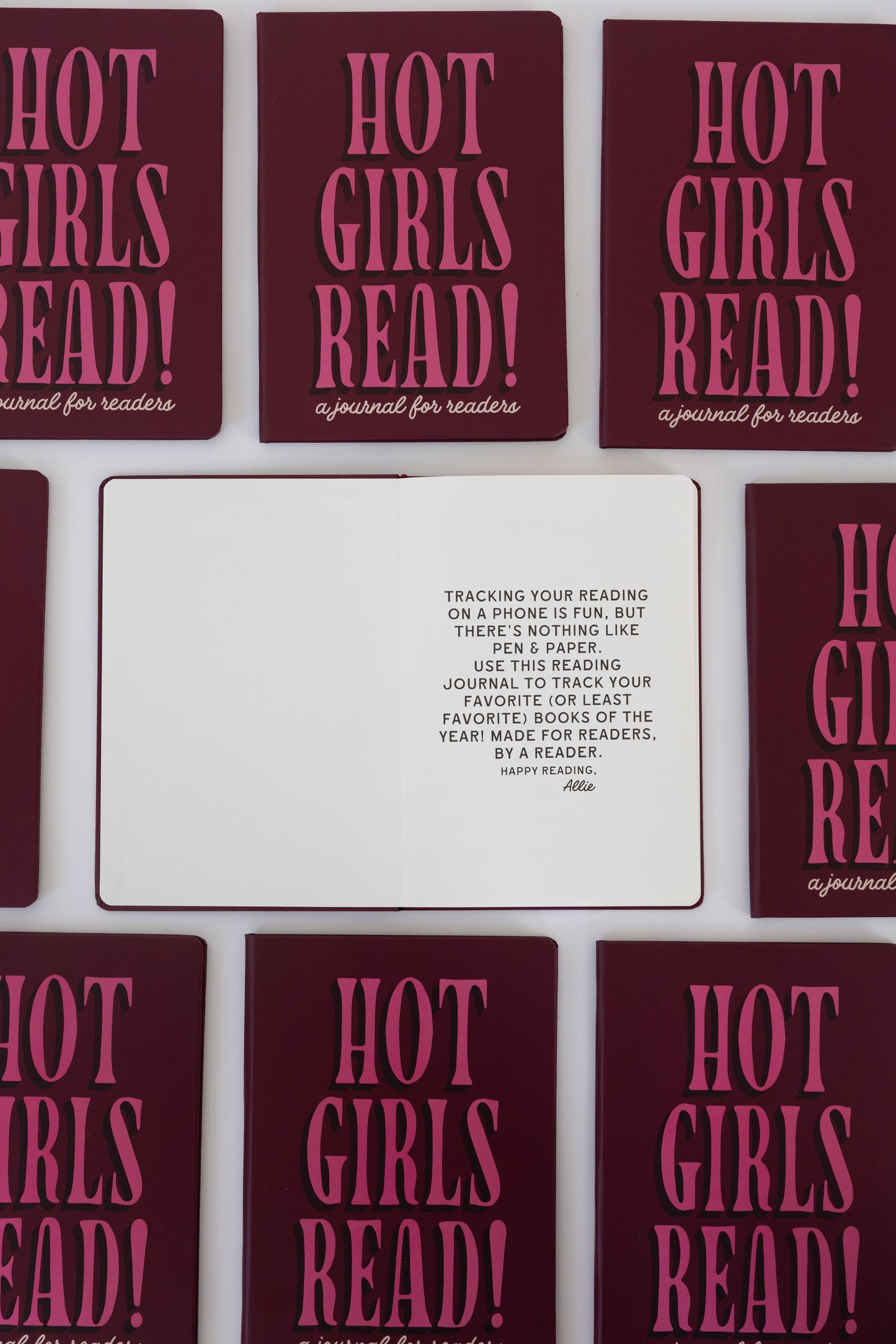 Hot Girls Read Reading Journal