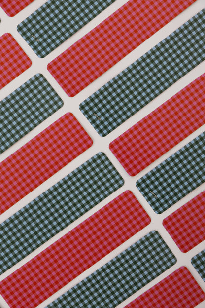 Gingham Bookmark