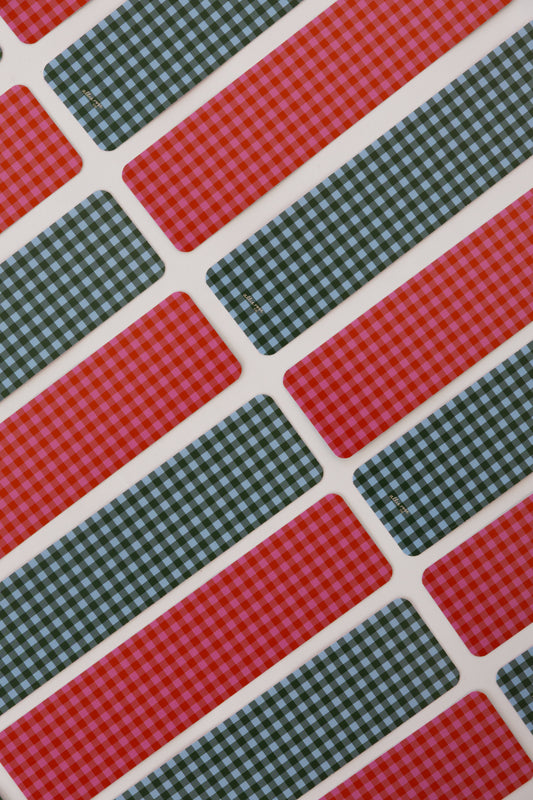 Gingham Bookmark