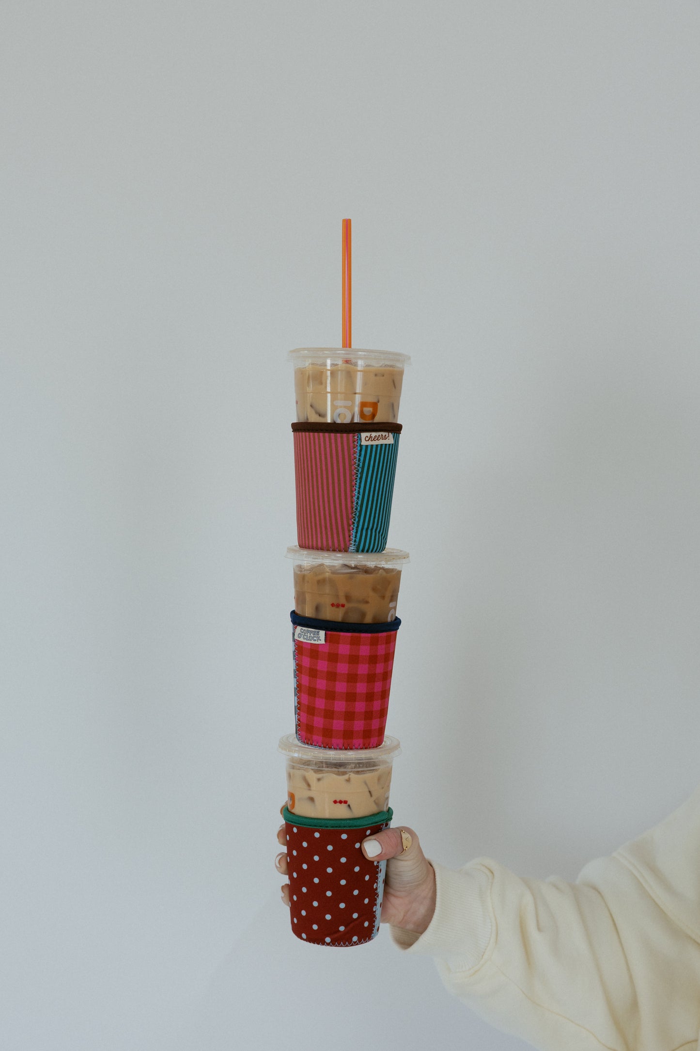 Polka Dot Coffee Drink Sleeve