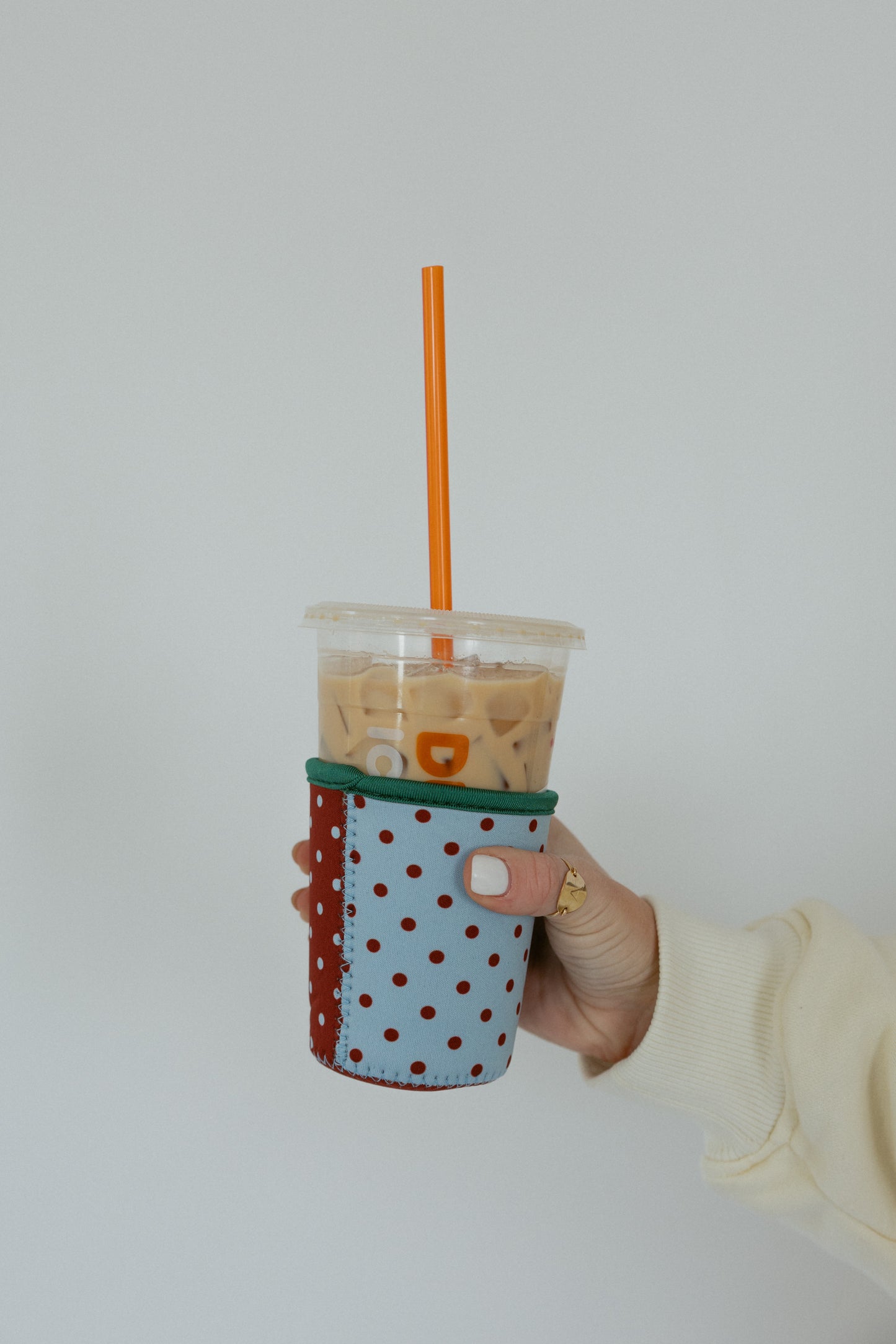 Polka Dot Coffee Drink Sleeve