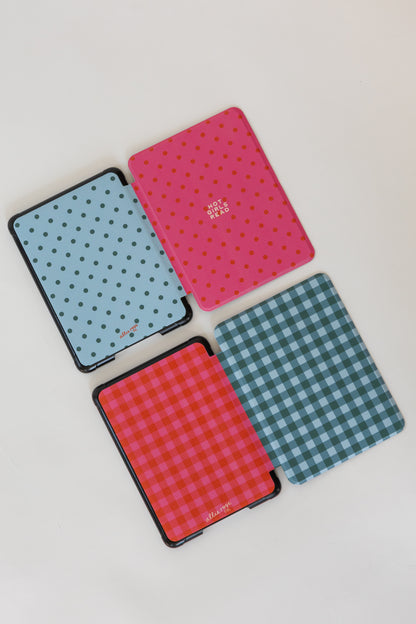 Gingham Kindle Case