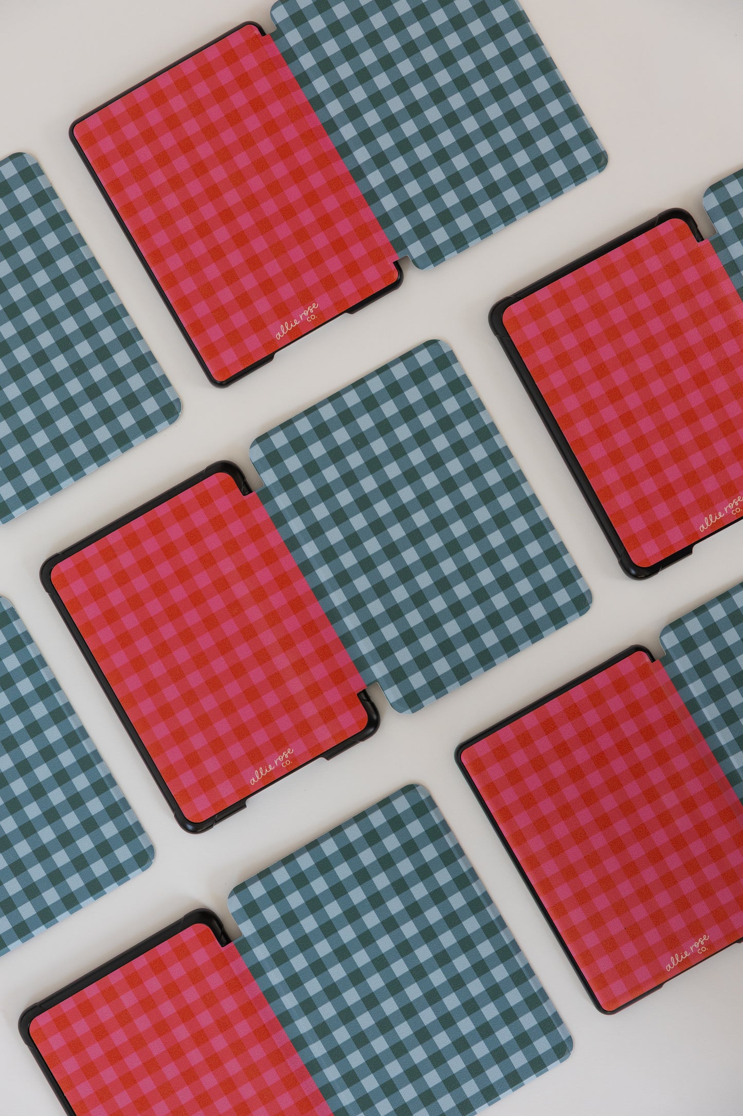 Gingham Kindle Case
