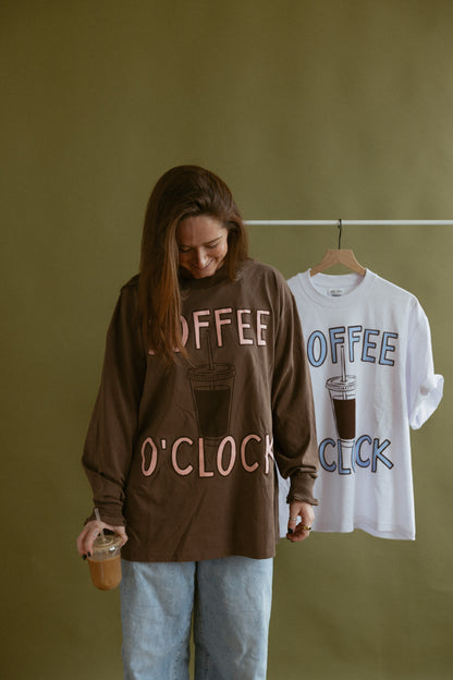 Coffee O'Clock Long Sleeve T-Shirt