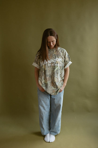 Camo Wilmington or Nowhere Short Sleeve Tee