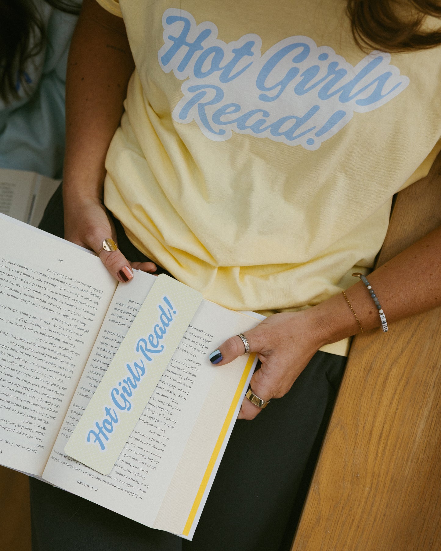 Brady x ARC Butter Yellow Hot Girls Read Short Sleeve