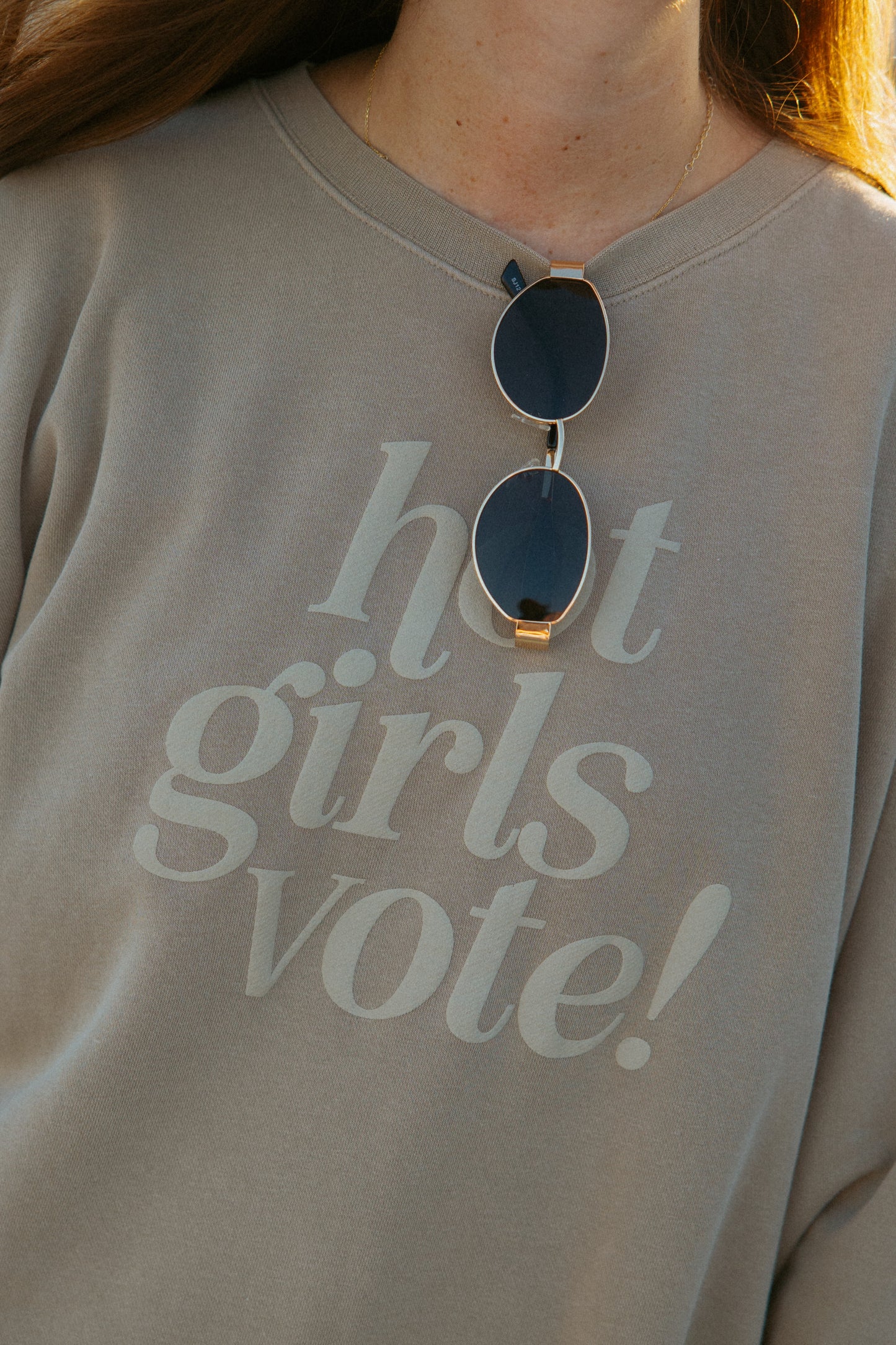 Hot Girls Vote Crewneck