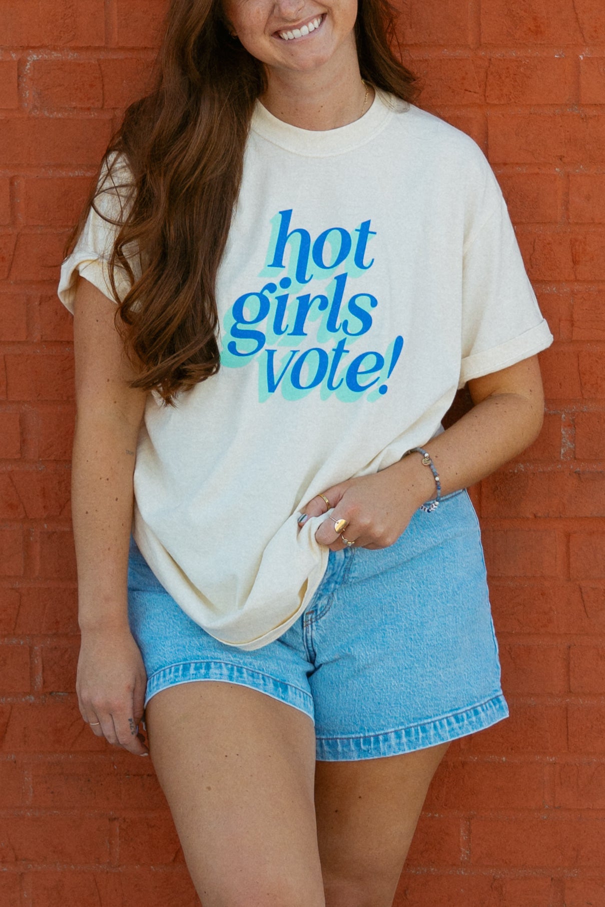 Hot Girls Vote Short Sleeve Tee