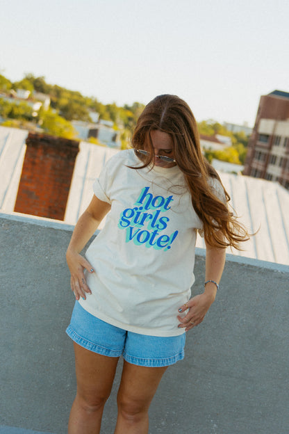 Hot Girls Vote Short Sleeve Tee