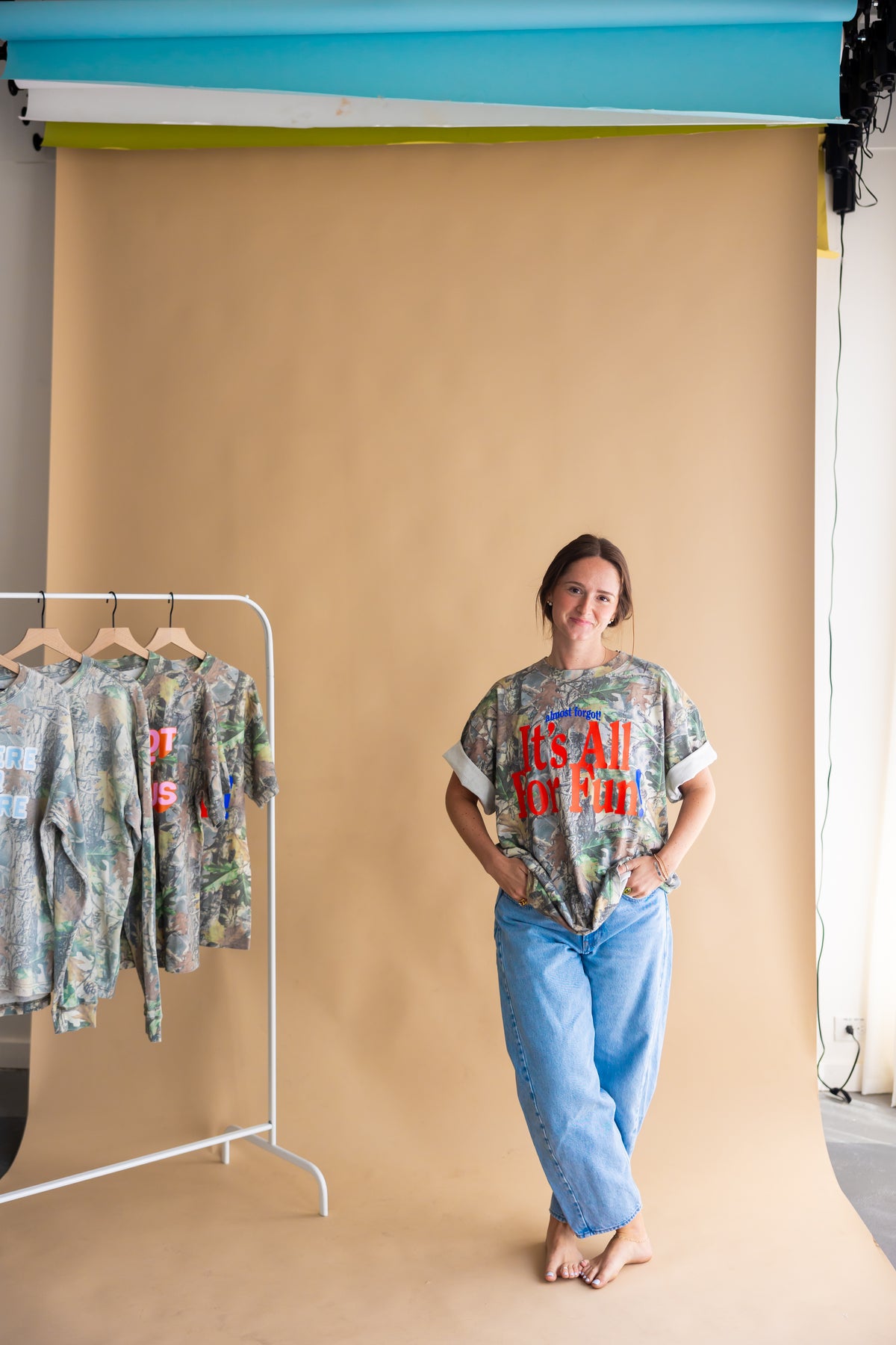 All For Fun Camo Short Sleeve Tee