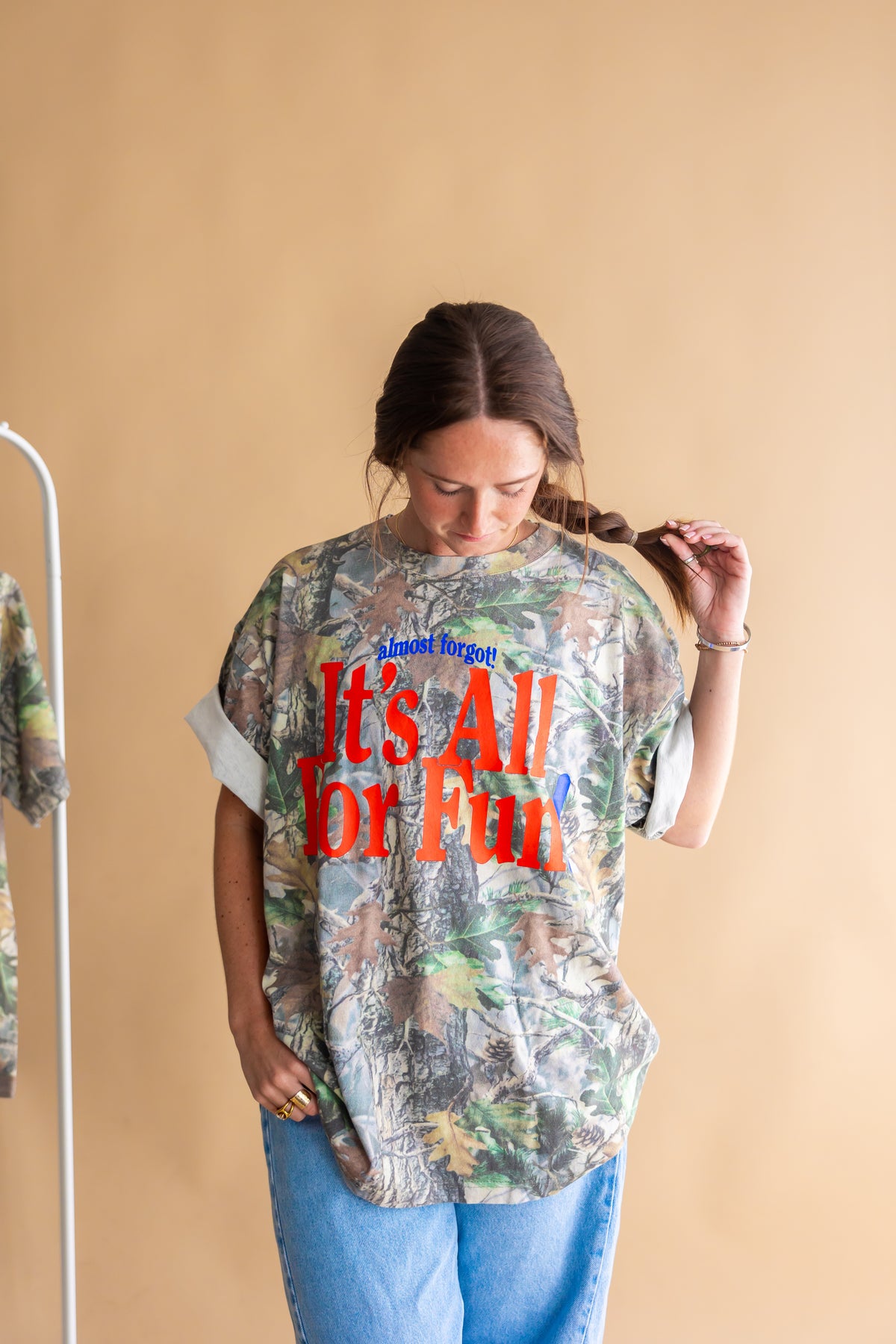 All For Fun Camo Short Sleeve Tee