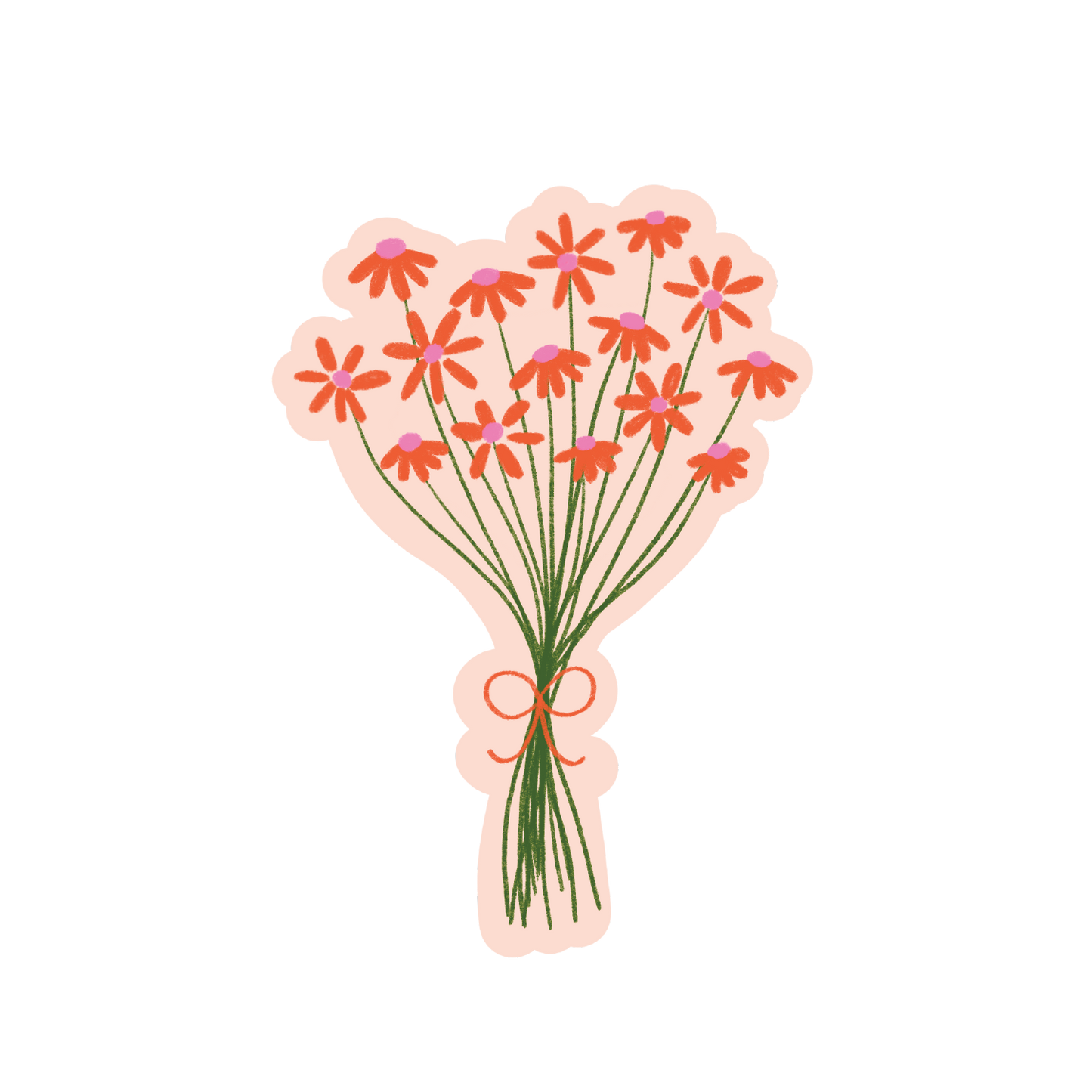 Flower Bouquet Sticker