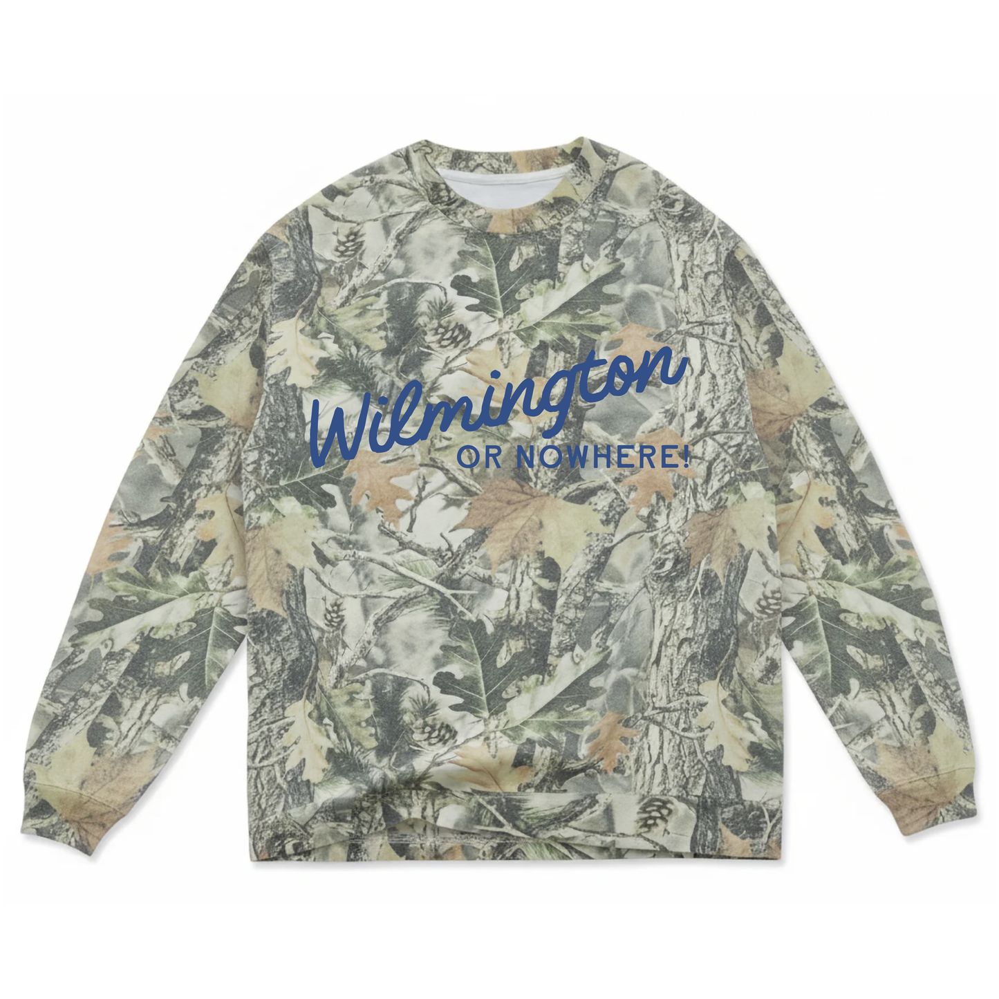 Camo Wilmington or Nowhere Long Sleeve Tee