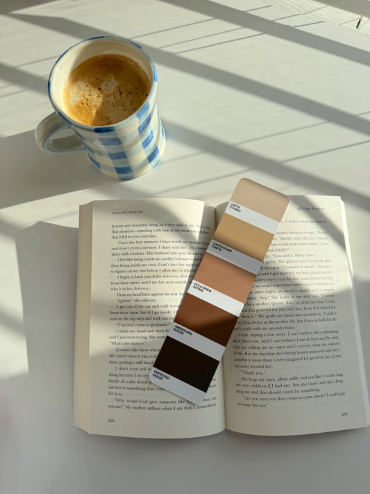 Coffee Color Swatch Bookmark