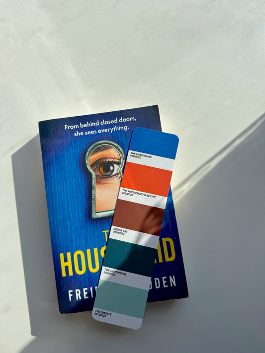Freida McFadden Inspired Color Swatch Bookmark