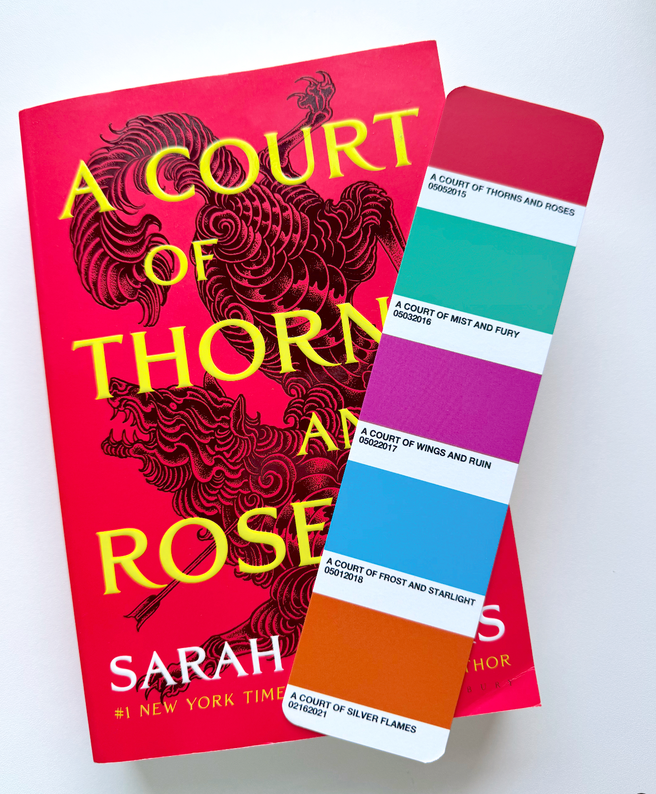 ACOTAR Color Swatch Bookmark