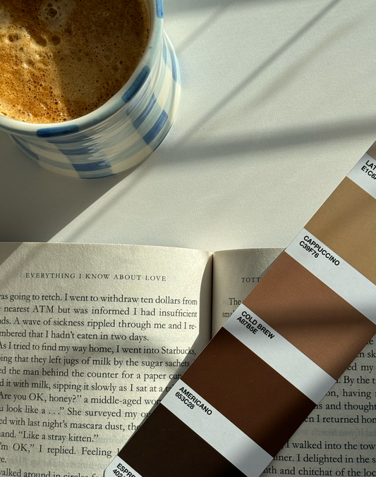 Coffee Color Swatch Bookmark