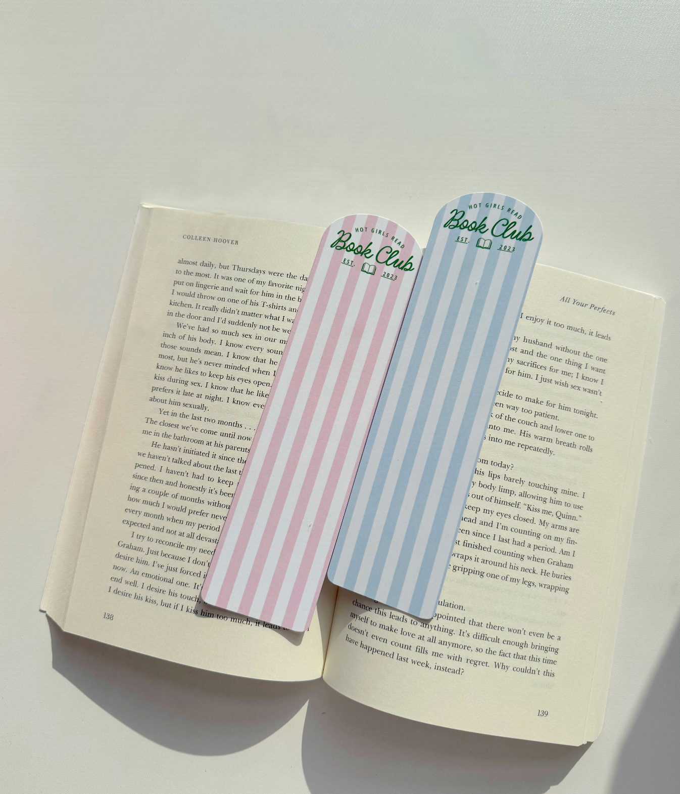 Hot Girls Read Book Club Bookmarks