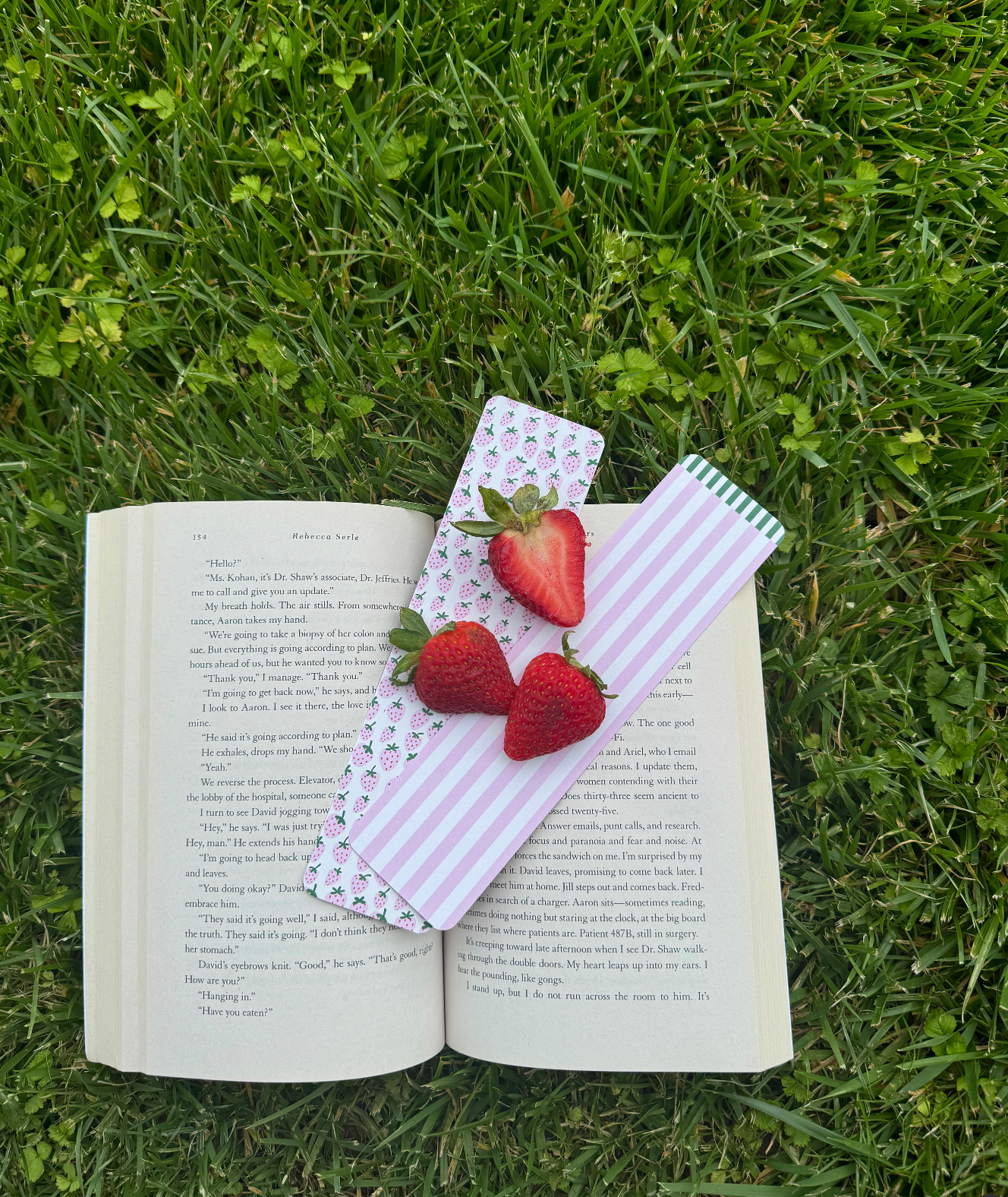 Strawberry Fields Bookmark Set