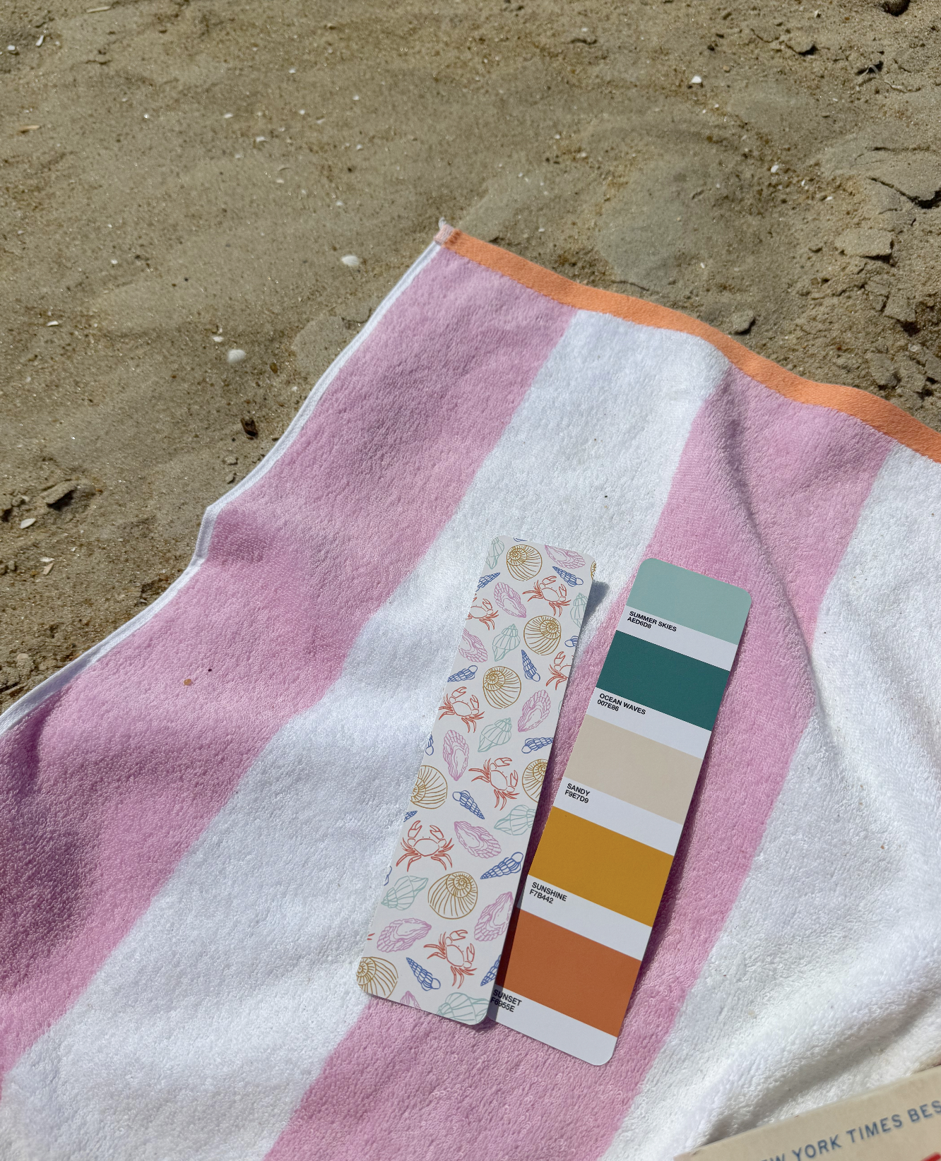 Beachy Bookmark Set