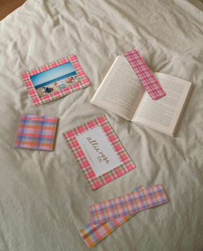 Plaid Magnetic Photo Frame
