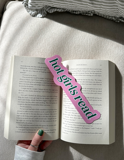 Hot Girls Read (OG) Die Cut Bookmark