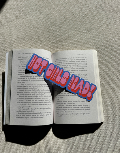 Hot Girls Read Die Cut Bookmarks