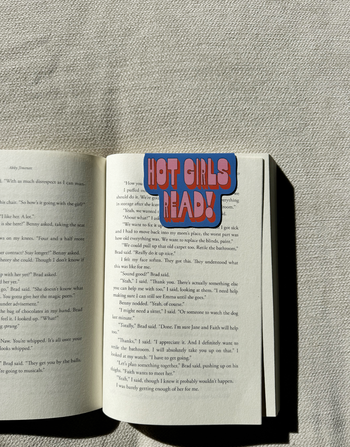 Magnetic Hot Girls Read Bookmarks