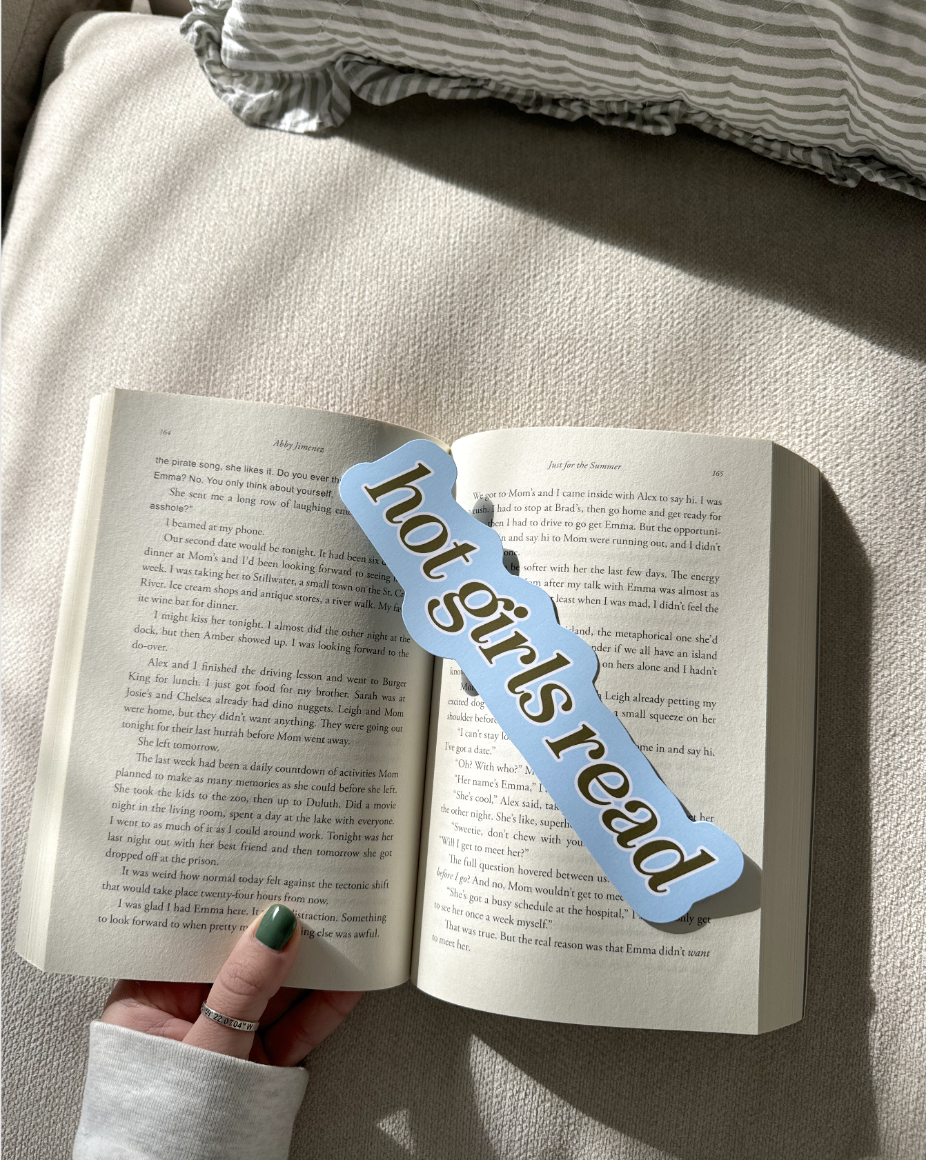 Hot Girls Read (OG) Die Cut Bookmark