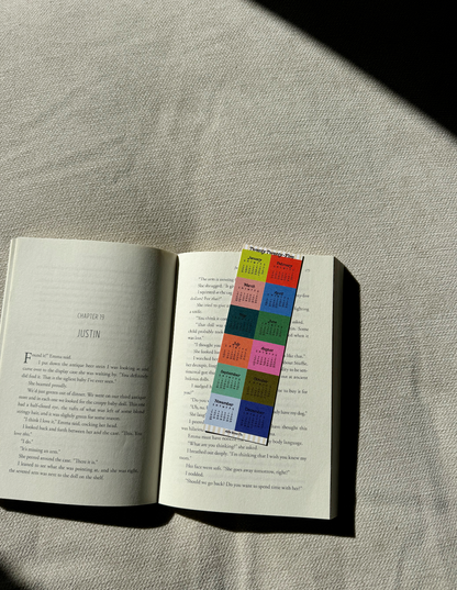 2025 Calendar Bookmark