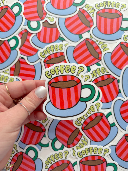 Coffee? Sticker
