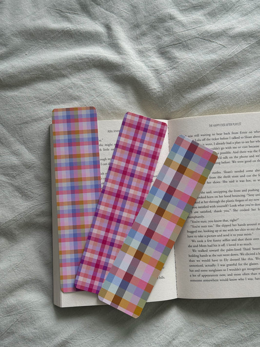 Plaid Bookmarks