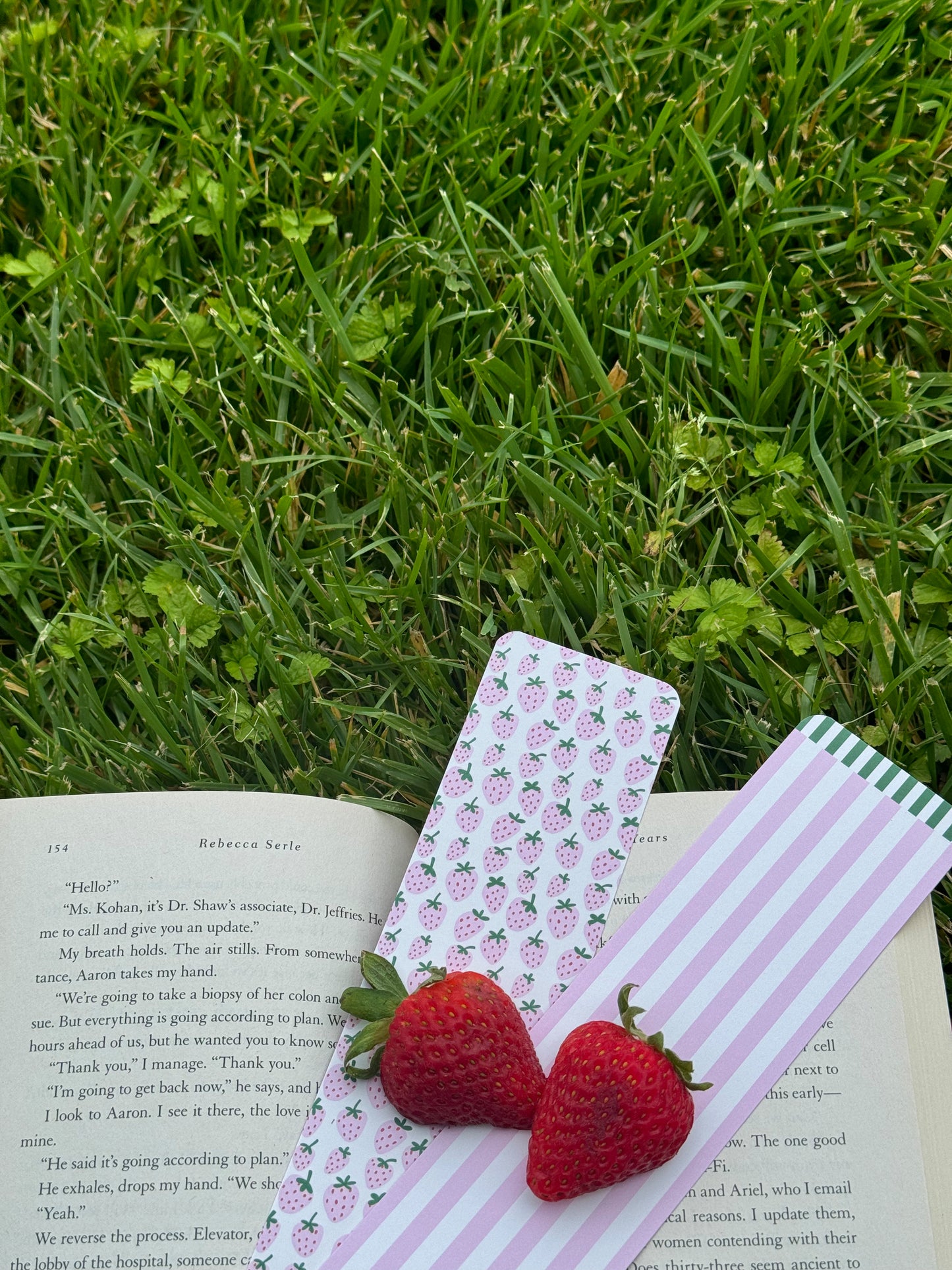 Strawberry Fields Bookmark Set