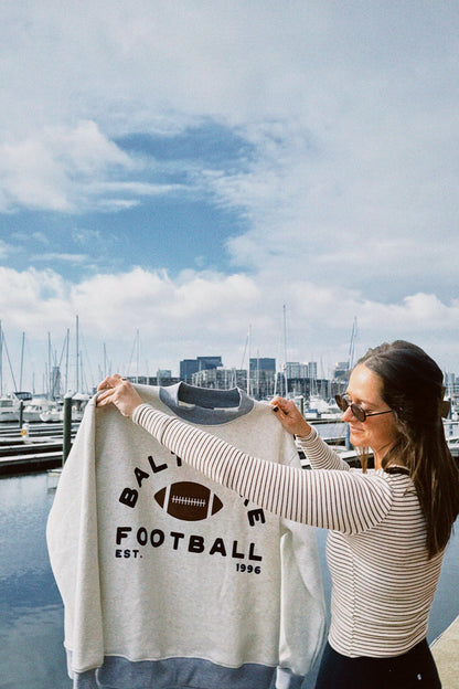 Baltimore Football Mockneck Sweatshirt