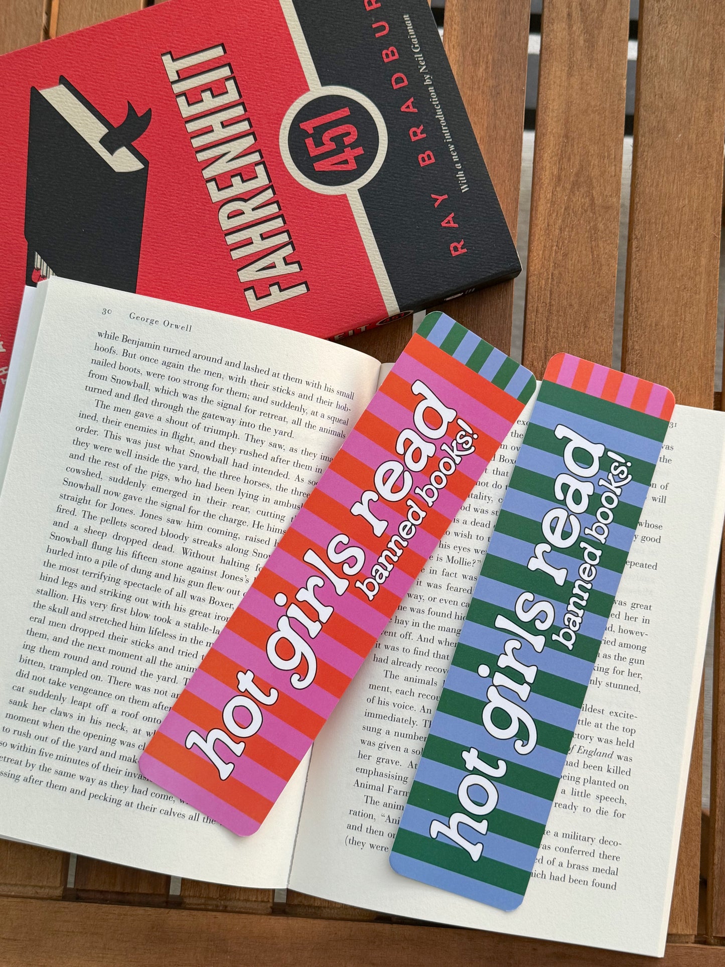 Hot Girls Read Banned Books Bookmark Set