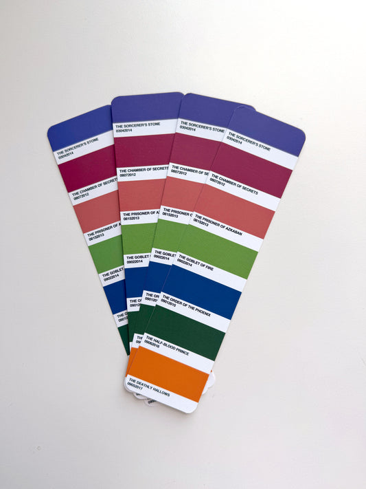 Harry Potter Color Swatch Bookmark