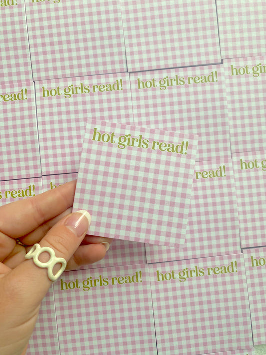 Hot Girls Read Post It Note Bookmarks