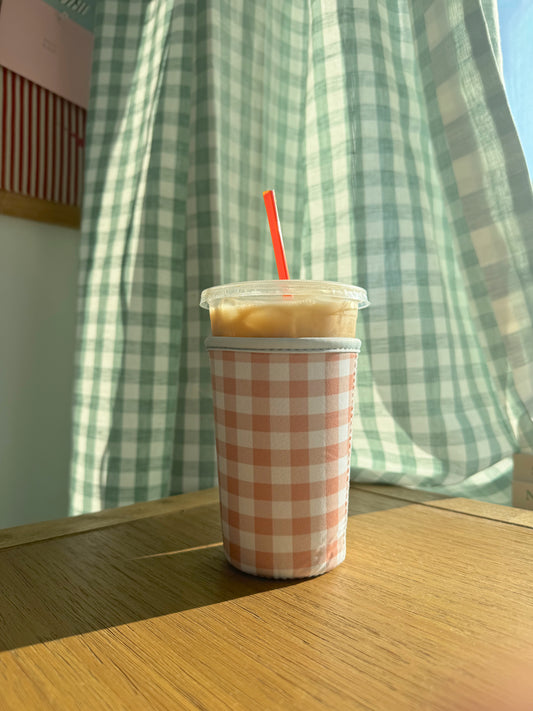 Gingham Drink Sleeve