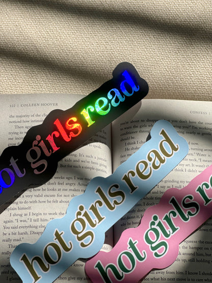 Hot Girls Read (OG) Die Cut Bookmark