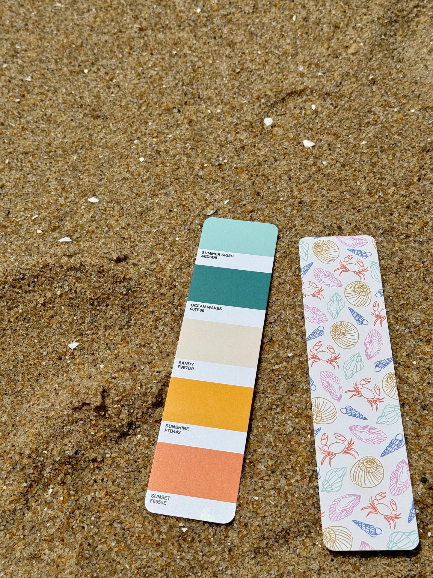 Beachy Bookmark Set